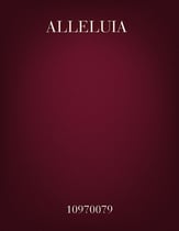 Alleluia TTB choral sheet music cover